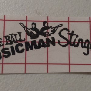 Musicman Stingray Vinyl YOUR CHOICE Color Headstock Decal