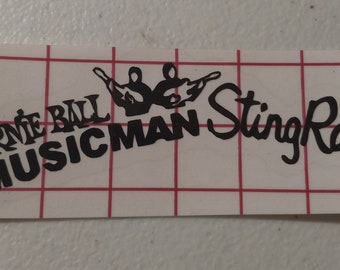 Musicman Stingray Vinyl YOUR CHOICE Color Headstock Decal