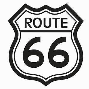 Route 66 Vinyl Decal