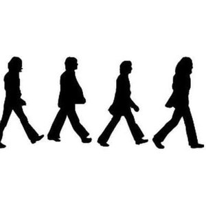 The Beatles Silhouette Vinyl Decal