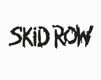 Décal de vinyle Skid Row Music Band