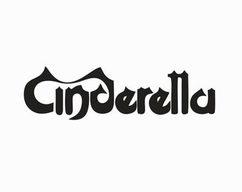 Cinderella Vinyl Decal