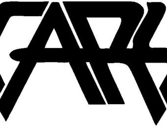 The Cars Rock Band Vinyl Decal
