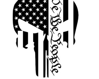 We The People Punisher Vinyl Aufkleber