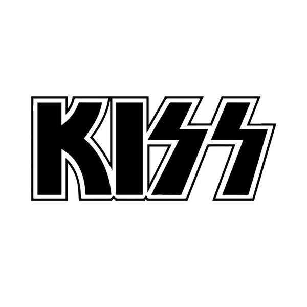 Calcomanía de vinilo Kiss