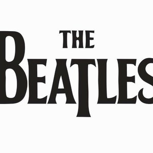 Decalcomania in vinile della banda musicale dei Beatles