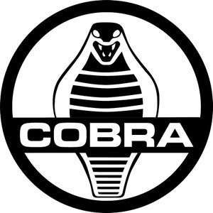 AC Shelby Mustang Cobra Vinyl Decal
