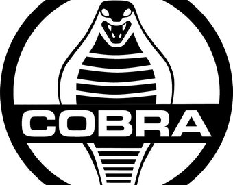 AC Shelby Mustang Cobra Vinyl Decal