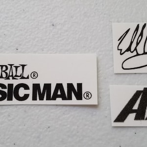 Musicman Axis Waterslide Headstock Decal