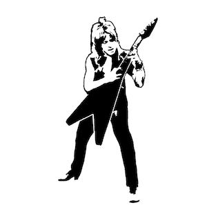 Randy Rhoads Vinyl Car Decal
