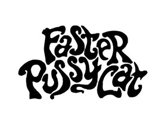 Faster Pussycat Band Vinyl Decal Sticker