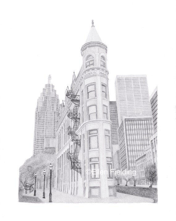 Gooderham Flatiron Building Etsy Gooderham Flatiron Building Etsy