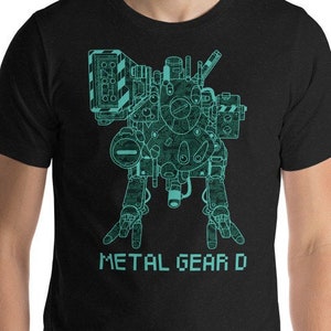 Metal Gear Retro - Kojima MGS Solid Snake Mecha Robot Japanese Anime and Video Games