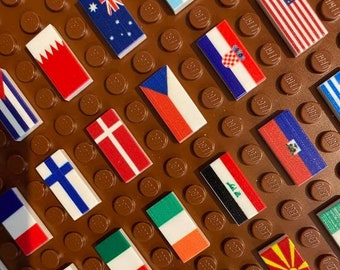 Lego World Map Etsy