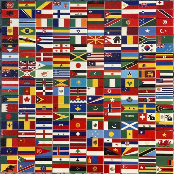 Europe Country Flags Map Flash Cards by The Ideas Zone