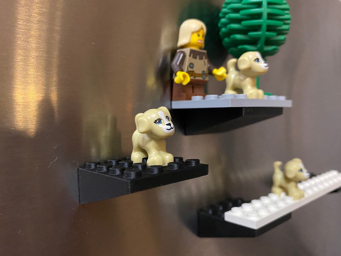 Magnetisch LEGO kompatibel Regal für Kühlschrank oder | Etsy