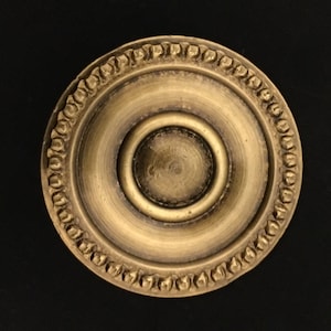 Solid Brass Beaded Knob