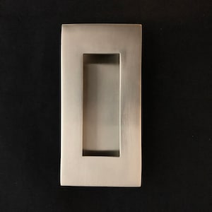 Solid Brass Rectangular Flush Pull