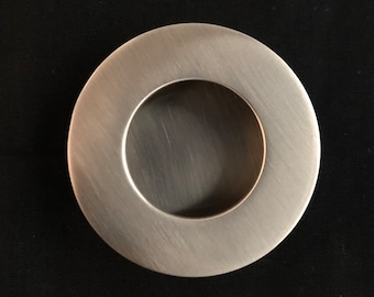 Solid Brass Round Flush Pull