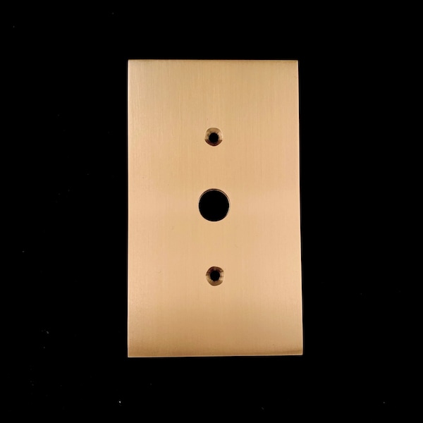 Solid Brass Dimmer Switchplate