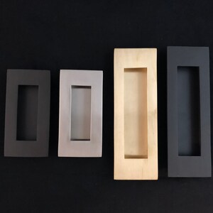 Solid Brass Rectangular Flush Pull image 4