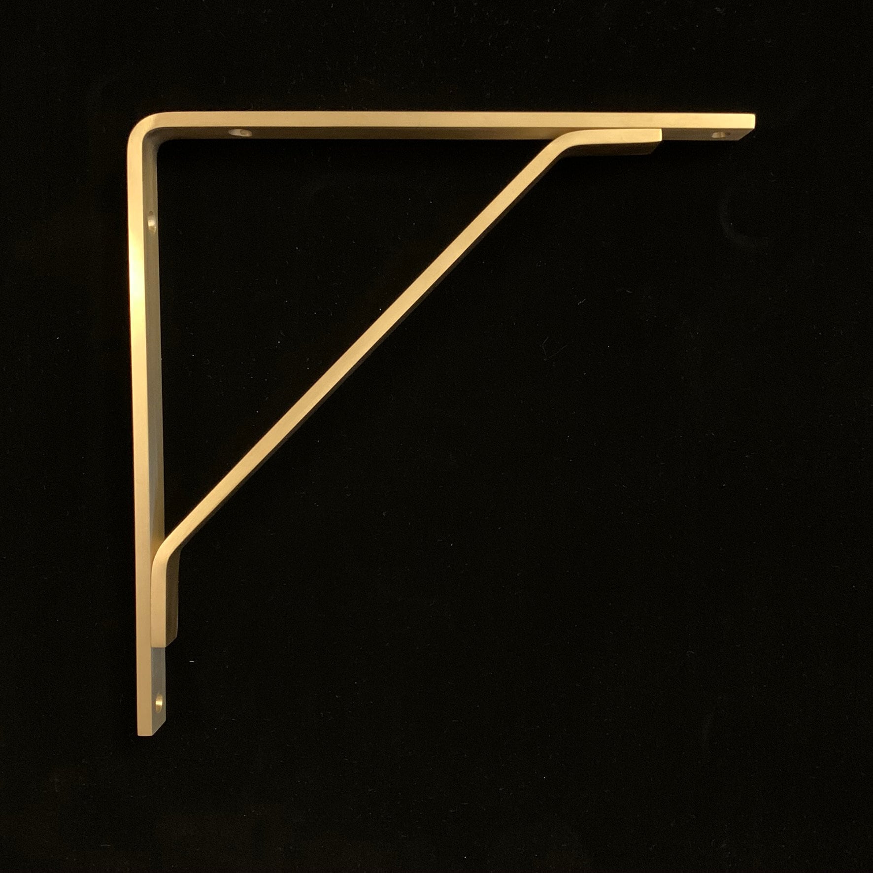 Solid Brass Shelf Bracket Etsy