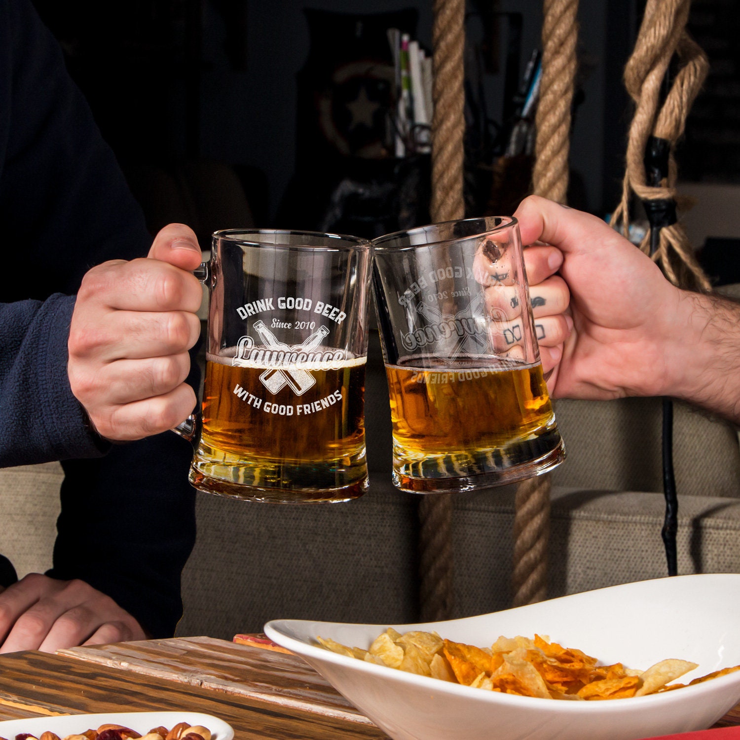 Best Birthday Gift Idea for Beer LoversEngraved Beer Mug Etsy