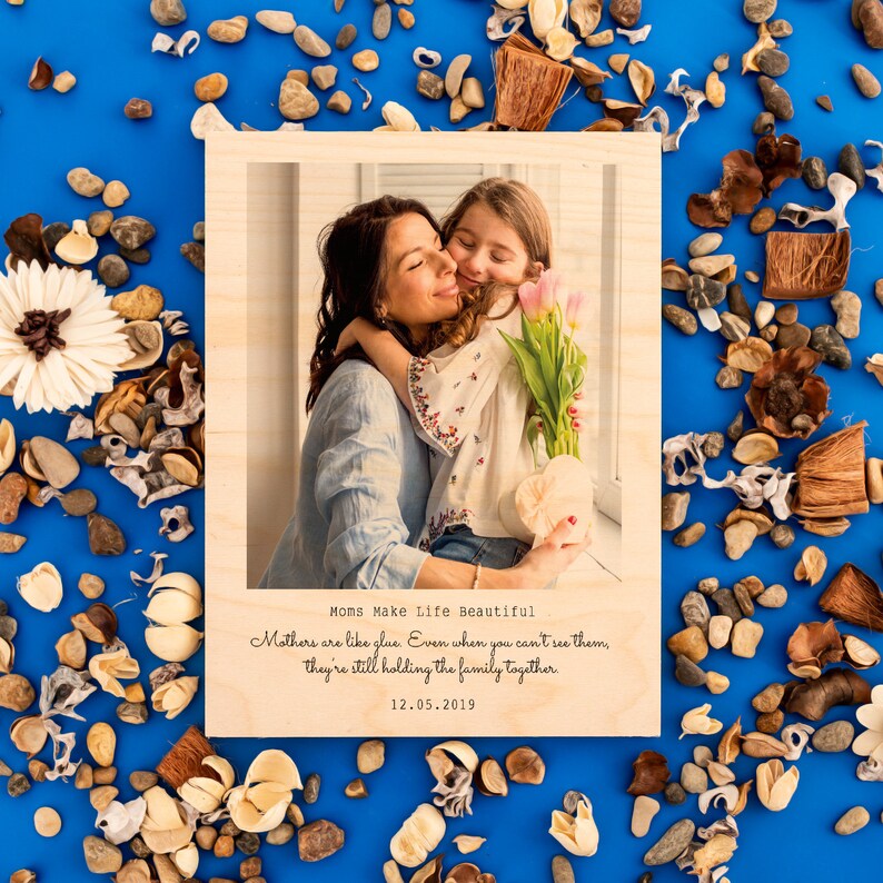 Memories Are Best Gift for Mom Photo on Wood Gift for Mother. Etsy UK