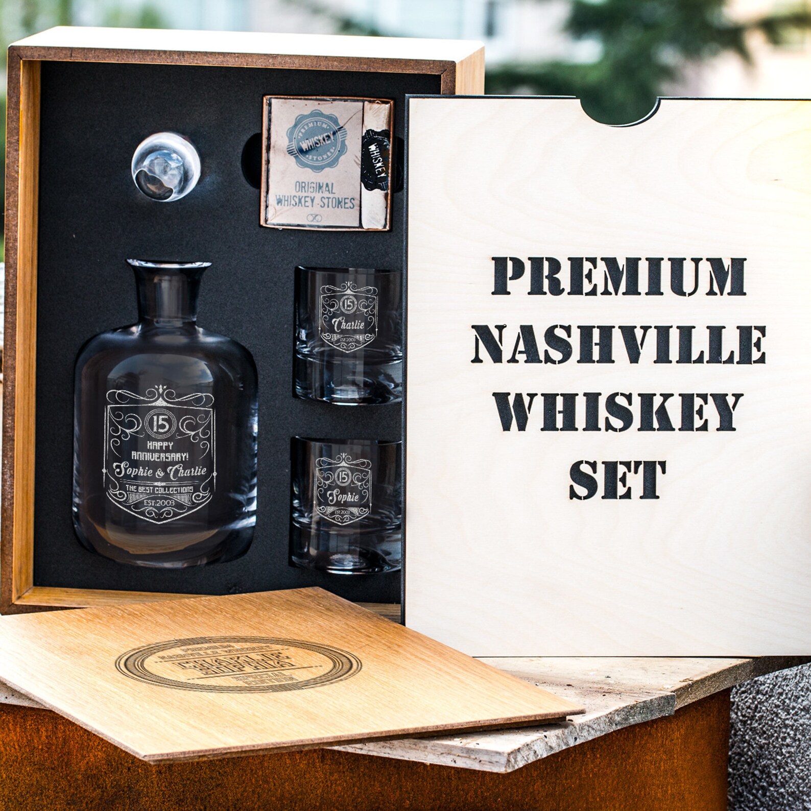 Personalized Whiskey Gift Set for Men. Highend Retirement Etsy UK