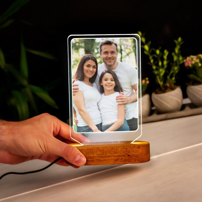 Personalized Led Lamp as Gift for Her. Night Light as Birthday Etsy UK