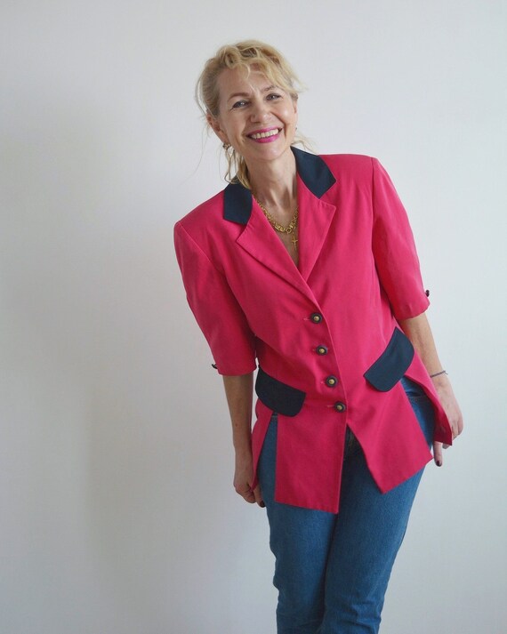 vintage pink blazer