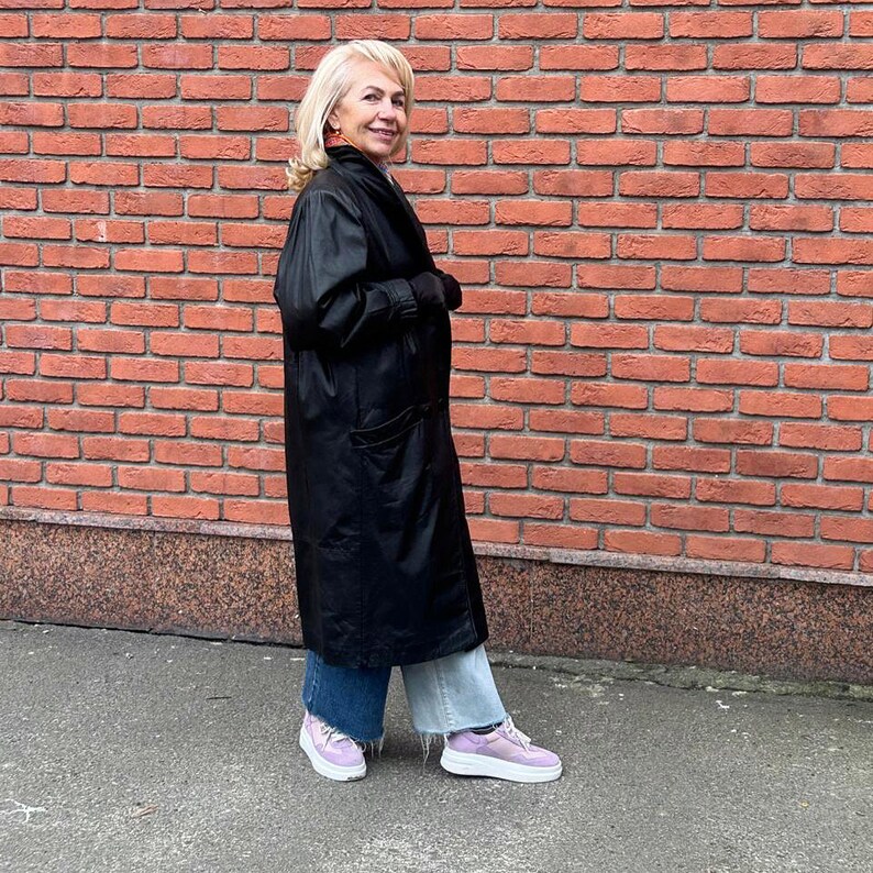 Women Vintage Long Baggy Thick Sweater Coat
