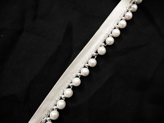 10 yard Indien blanc pompon/latken Beaded trim, perle de frange garniture garniture frange Garniture gitan boho, blanc nacre de perle perles garniture, de la garniture de mariage, b5f5a8 10 yard Indien blanc pompon/latken Beaded trim, perle de frange garniture garniture frange Garniture gitan boho, blanc nacre de perle perles garniture, de la garniture de mariage, b5f5a8