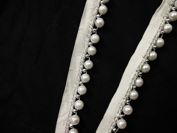 10 yard Indien blanc pompon/latken Beaded trim, perle de frange garniture garniture frange Garniture gitan boho, blanc nacre de perle perles garniture, de la garniture de mariage, b5f5a8 10 yard Indien blanc pompon/latken Beaded trim, perle de frange garniture garniture frange Garniture gitan boho, blanc nacre de perle perles garniture, de la garniture de mariage, b5f5a8