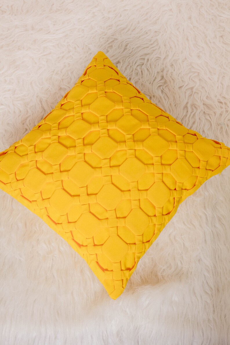 Yellow Throw Pillow Yellow Pillow Cover Mustard Cushion Etsy