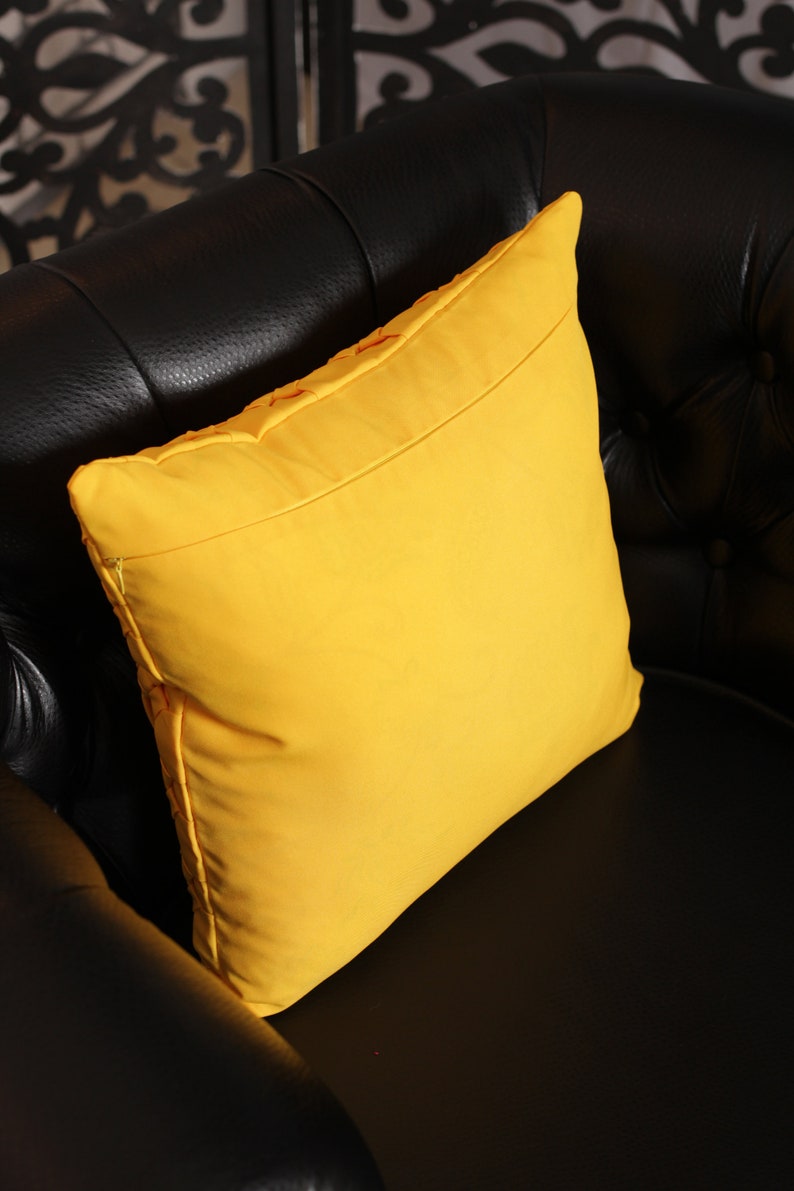 Yellow Throw Pillow Yellow Pillow Cover Mustard Cushion Etsy