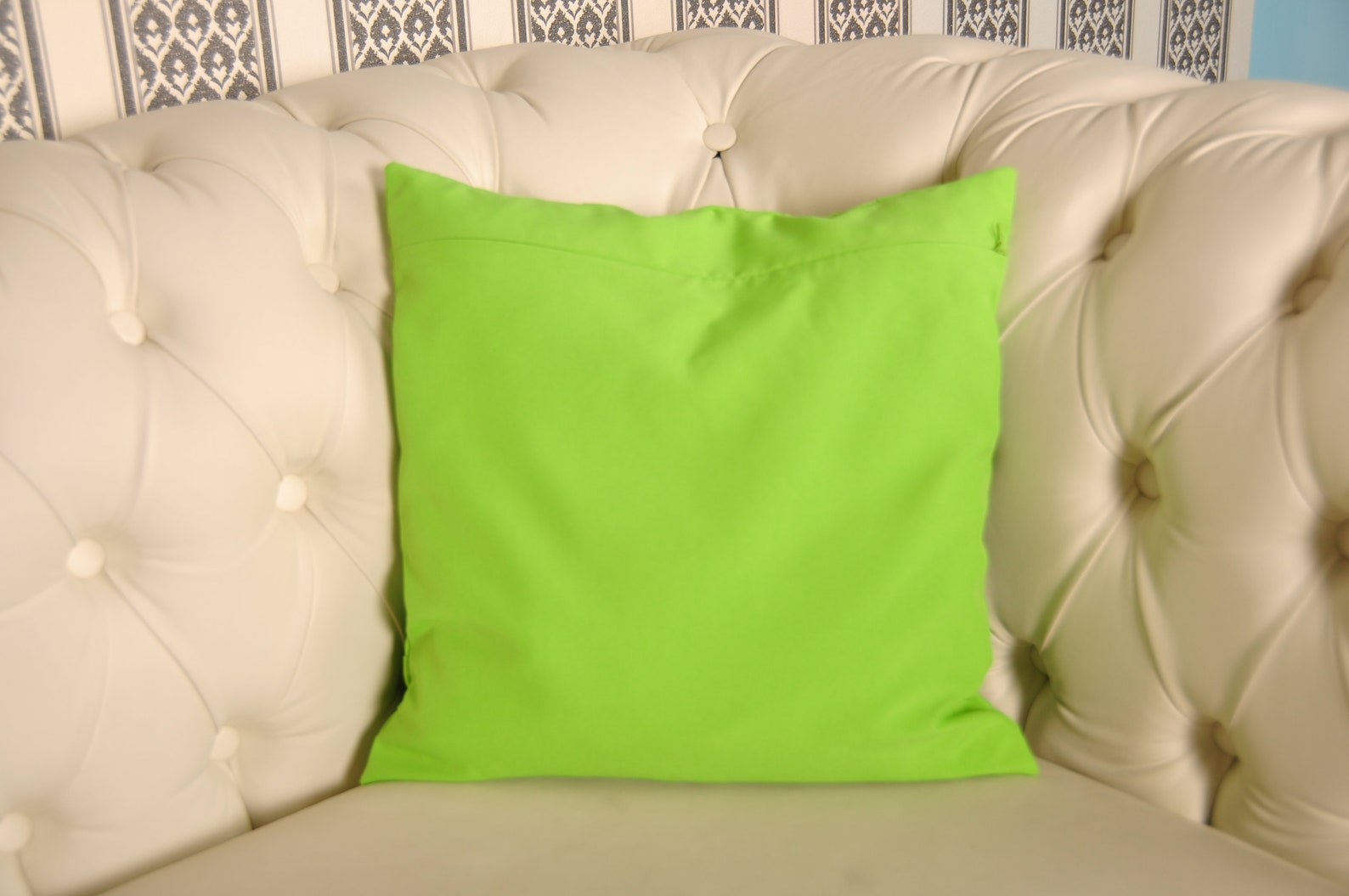 Lime Green Pillow Covers ANY SIZE Green Lumbar Pillow Etsy