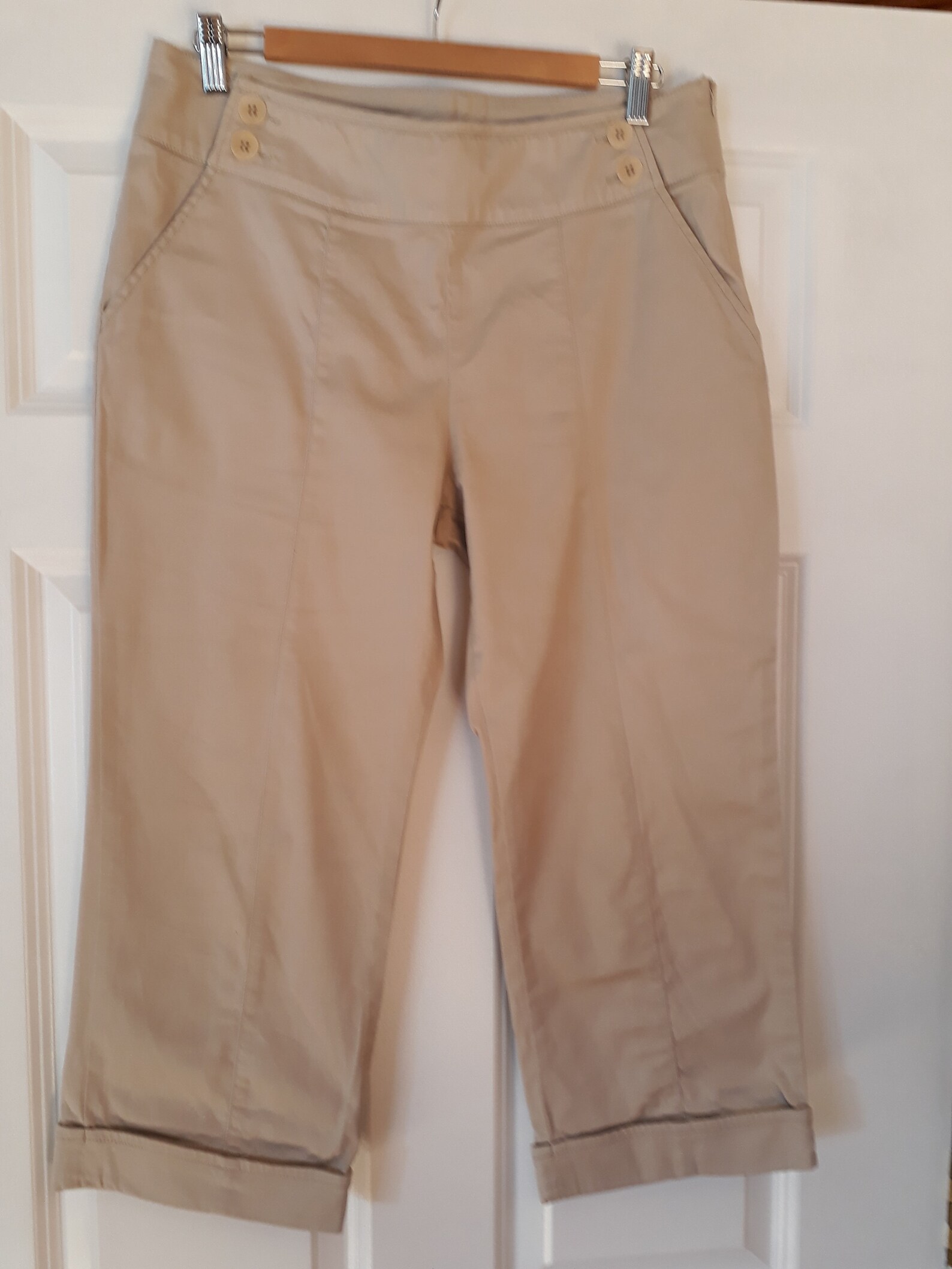 Capri Pants Cropped Leg Trousers 1950s Style Vintage Feel Etsy UK