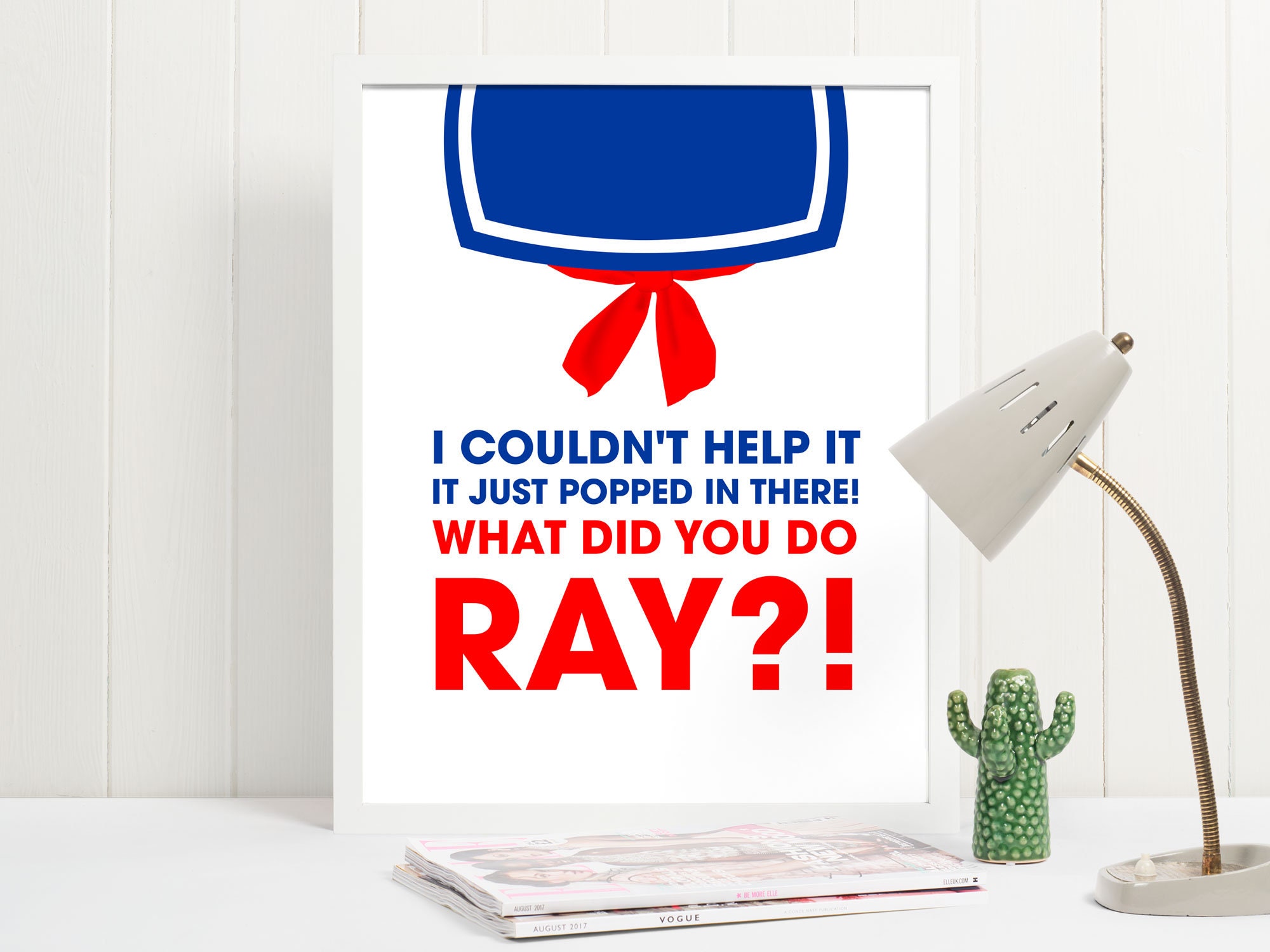 Ghostbusters What Did You Do Ray Quote Print Art Poster Etsy