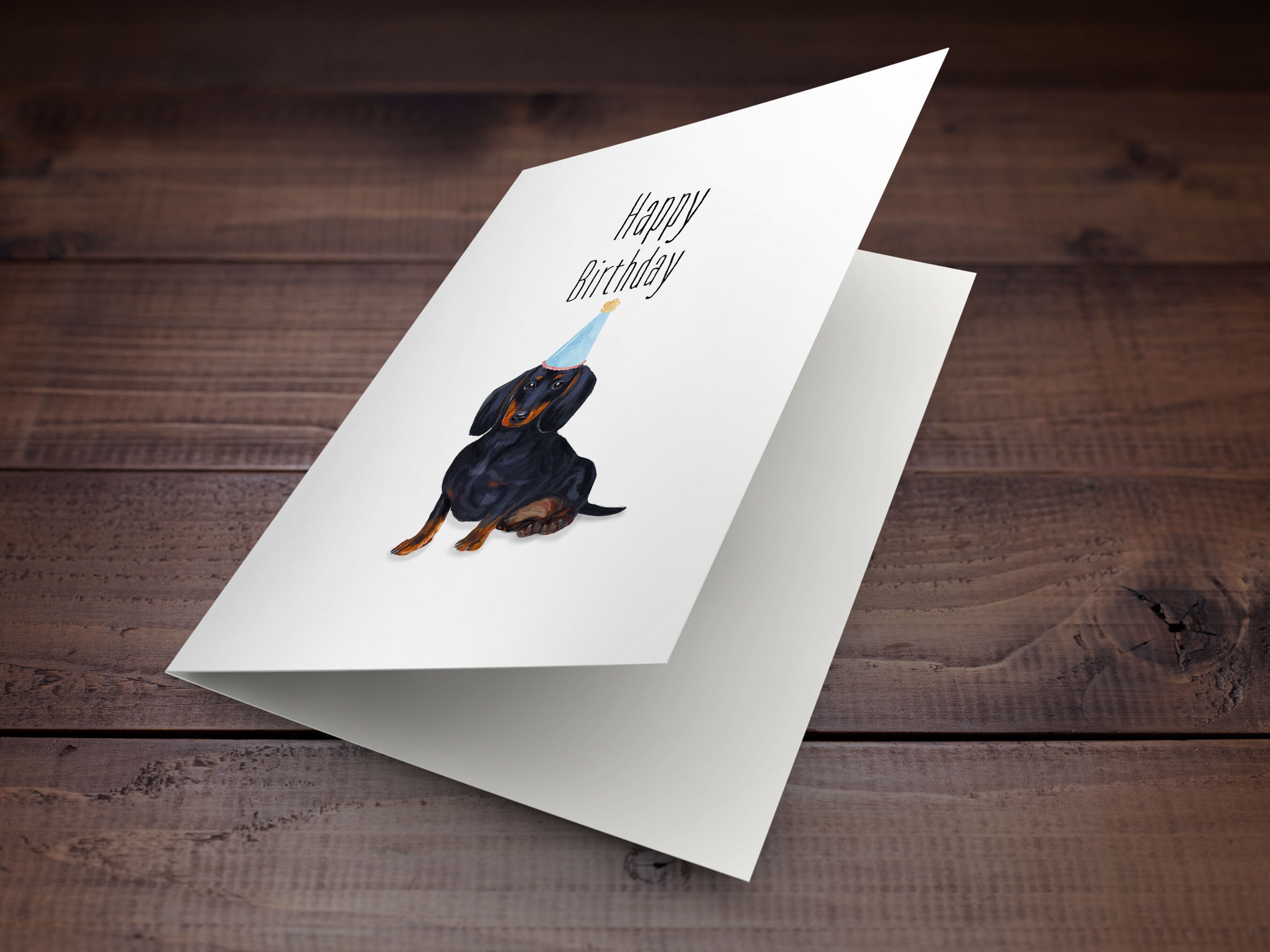 Dachshund Birthday Card | Dog Lover | Personalised | Funny Greeting ...