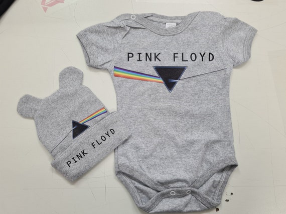 New Unisex Baby Bodysuit/hat Pink Floyd 