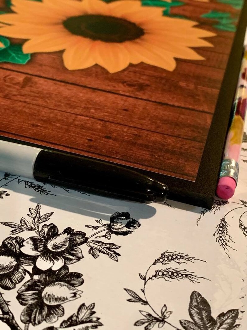 Sunny Days Rustic Wood Sunflower Guest Book Alternative Etsy