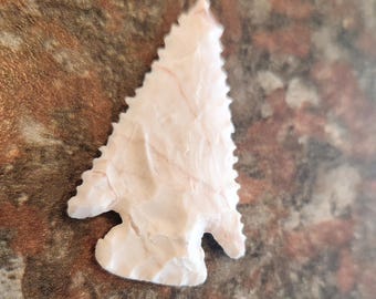 Hand Knapped Keokuk Chert Small Birdpoint Arrowhead