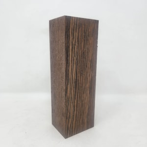 Natural Wenge Knife Handle Blank, Knife Maker&#39;s Material, Tool Blank, Woodturning Block, WN15 - Ready to SHIP