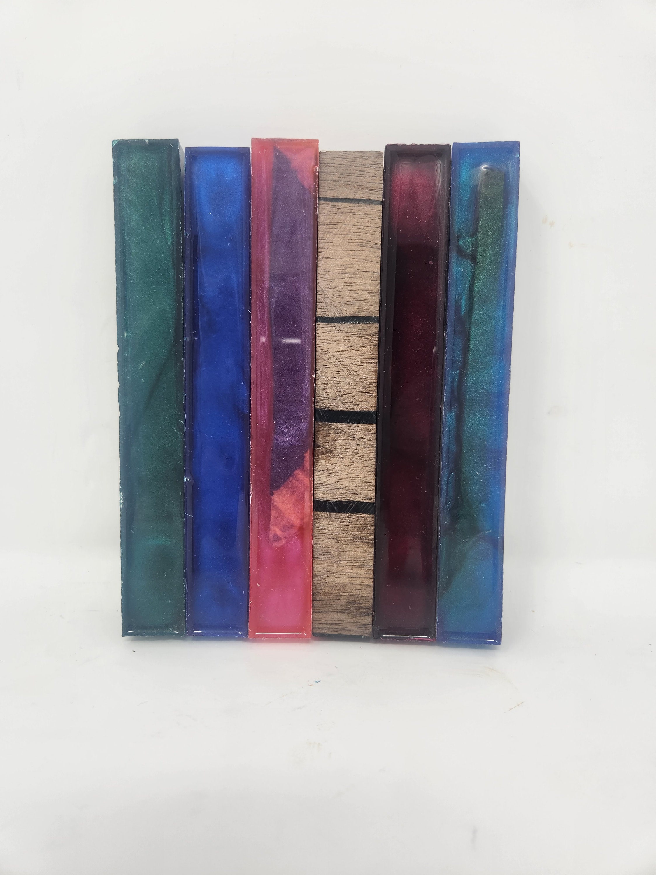 Bundle of Six Hybrid Pen Blanks Grab Bag Assortment in Various Colors ...