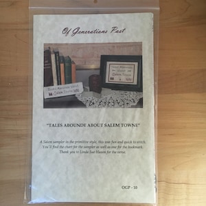 Tales Abounde about Salem Towne - Cross-Stitch Kit by Of Generations Past - Limited Edition 2010