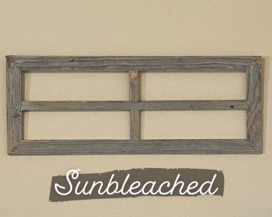 Reclaimed Wood Window Frame: Farmhouse Wall Decor - Etsy