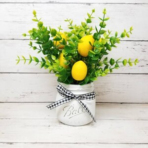 Lemon-Themed Tiered Tray Decor Set | Summer Citrus Mini Signs | Farmhouse Style