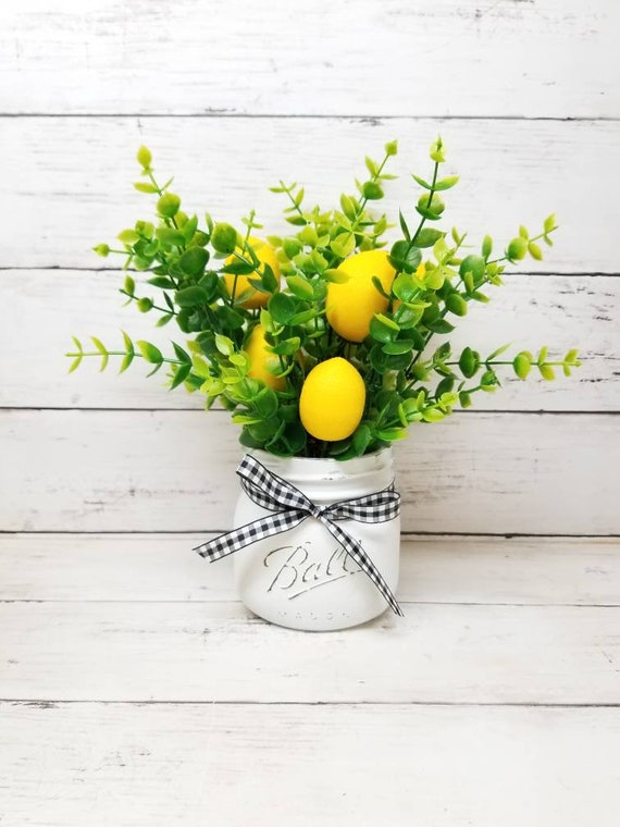 Lemon Decor Farmhouse Lemon Decor Farmhouse Kitchen Decor Etsy
