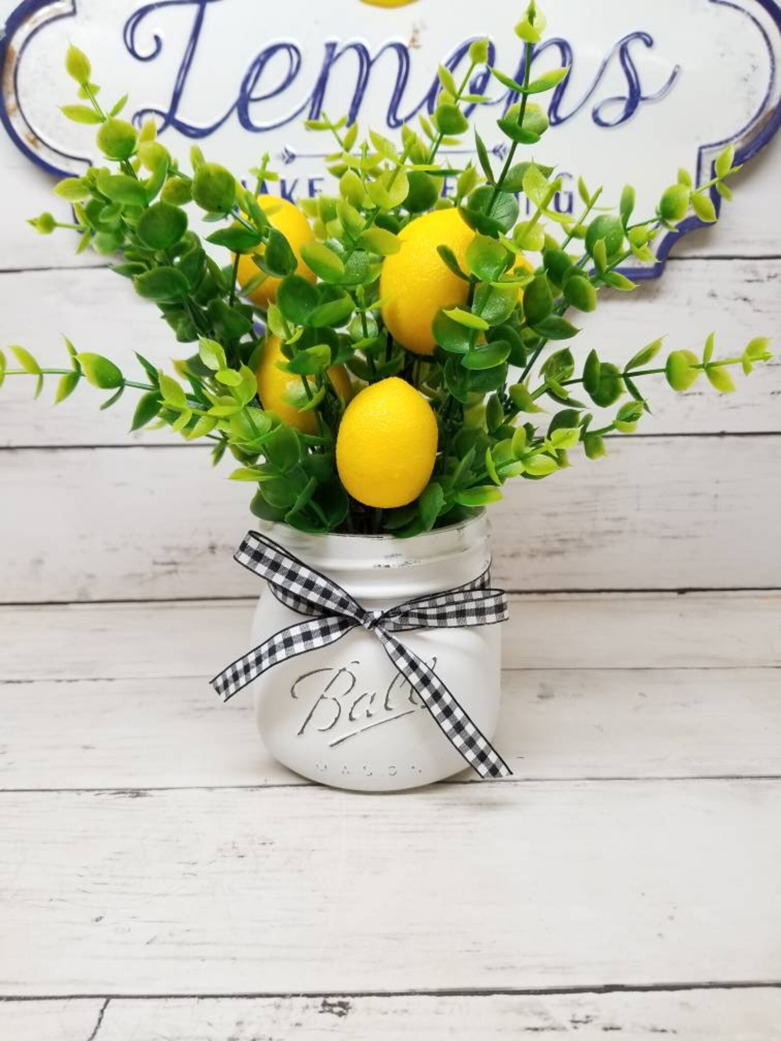Lemon Decor Farmhouse Lemon Decor Farmhouse Kitchen Decor Etsy